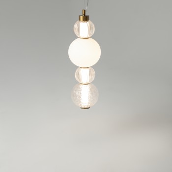 Pendul LED Collar auriu Maytoni, D15, 17W
