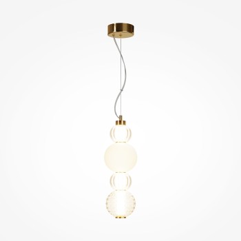 Pendul LED Collar auriu Maytoni, D15, 17W