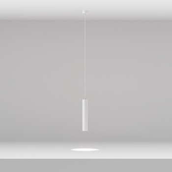 Pendul LED Focus LED alb Maytoni, D5, 12W, 4000K