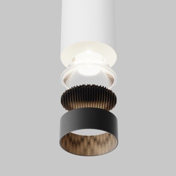 Pendul LED Focus LED alb Maytoni, D5, 12W, 4000K