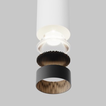 Pendul LED Focus LED alb Maytoni, D5, 12W, 4000K