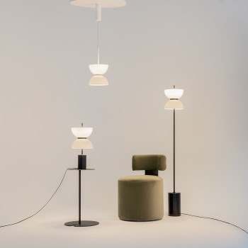 Pendul LED Kyoto negru Maytoni, D22, 11W