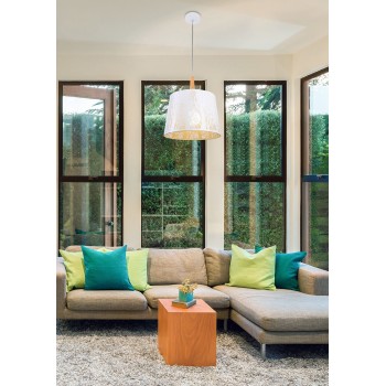 Pendul Lantern alb Maytoni, D35, 1xE27