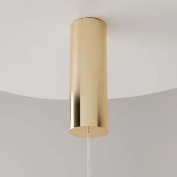 Pendul LED Golden Cage auriu Maytoni, D14, 17W