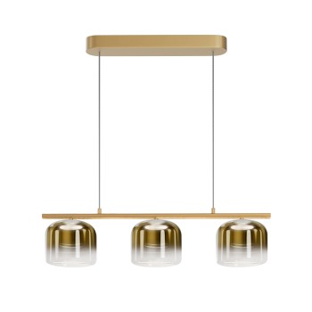 Lustră LED Spirito auriu Maytoni, H220, 14W