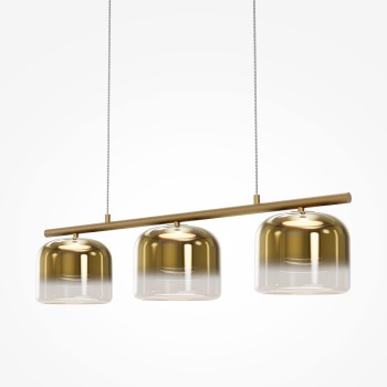 Lustră LED Spirito auriu Maytoni, H220, 14W