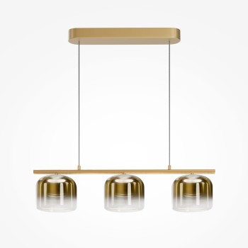 Lustră LED Spirito auriu Maytoni, H220, 14W