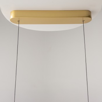 Lustră LED Spirito auriu Maytoni, H220, 14W