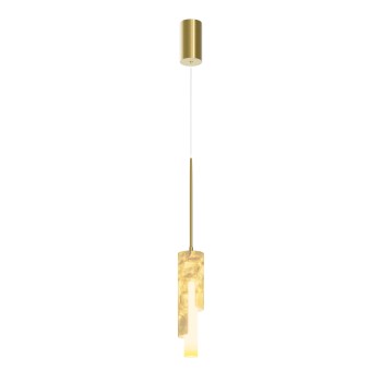 Pendul LED Maris auriu Maytoni, D8, 6W