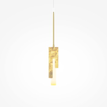 Pendul LED Maris auriu Maytoni, D8, 6W