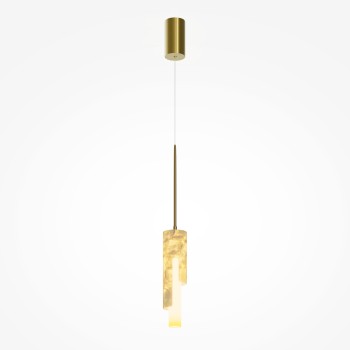 Pendul LED Maris auriu Maytoni, D8, 6W