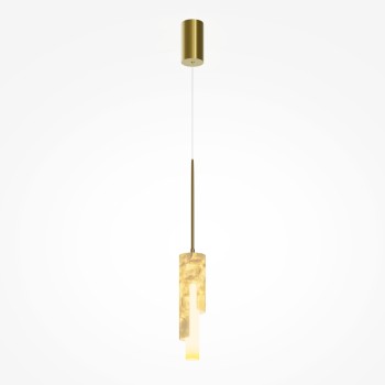Pendul LED Maris auriu Maytoni, D8, 6W