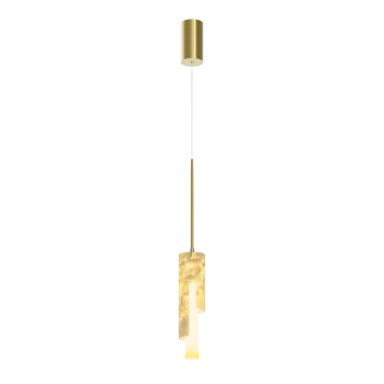 Pendul LED Maris auriu Maytoni, D8, 6W
