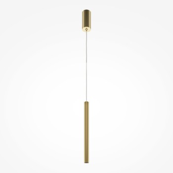 Pendul LED Pro Base auriu Maytoni, D3, 6W