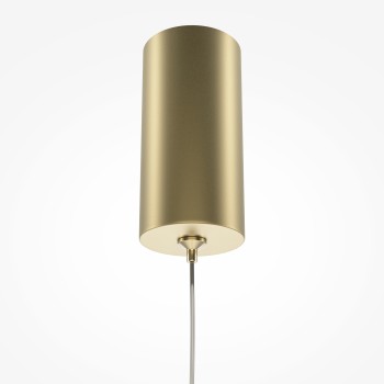 Pendul LED Pro Base auriu Maytoni, D3, 6W