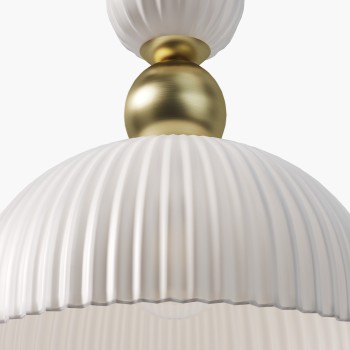 Pendul Antic auriu Maytoni, D30, 1xE27, white