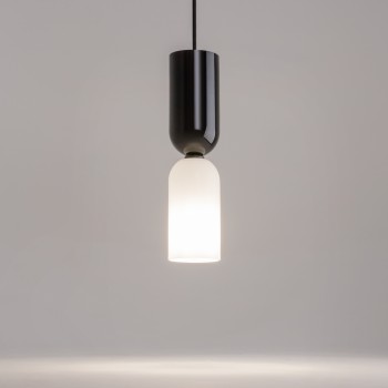 Pendul Memory negru Maytoni, D8, 1xE14, white and black