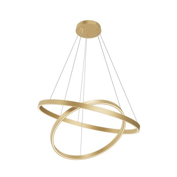 Lustră LED Rim alamă Maytoni, D80, 84W