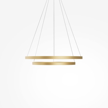 Lustră LED Rim alamă Maytoni, D80, 84W