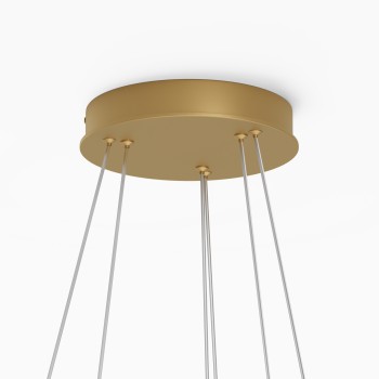 Lustră LED Rim alamă Maytoni, D80, 84W