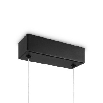 Pendul LED Skyline negru Maytoni, H204, 26W, brass
