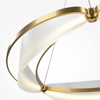 Lustră LED Breeze alamă Maytoni, D60, 45W