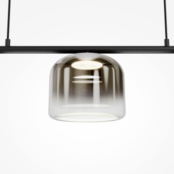 Lustră LED Spirito negru Maytoni, H220, 14W