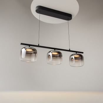 Lustră LED Spirito negru Maytoni, H220, 14W