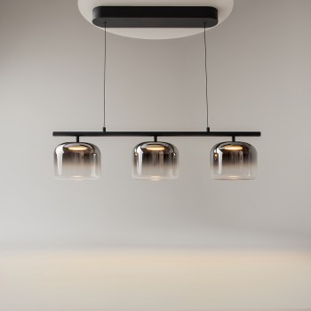 Lustră LED Spirito negru Maytoni, H220, 14W