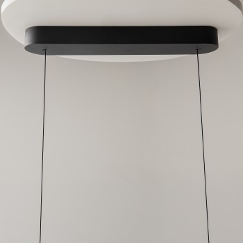 Lustră LED Spirito negru Maytoni, H220, 14W
