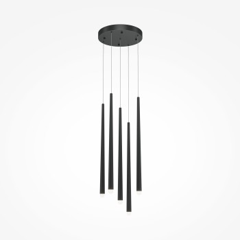 Pendul LED Cascade negru Maytoni, D32, 31W
