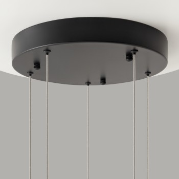 Pendul LED Cascade negru Maytoni, D32, 31W