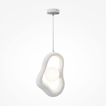 Pendul Opus alb Maytoni, H340, 1xG9