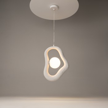 Pendul Opus alb Maytoni, H340, 1xG9