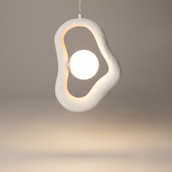 Pendul Opus alb Maytoni, H340, 1xG9