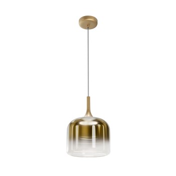 Pendul LED Spirito auriu Maytoni, D26, 12W
