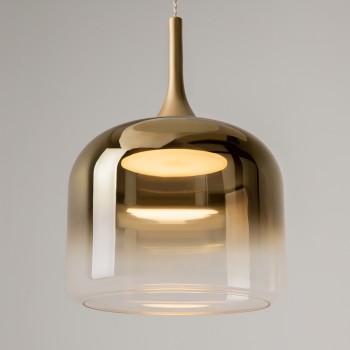 Pendul LED Spirito auriu Maytoni, D26, 12W