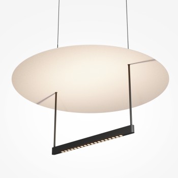 Lustră LED Ambience negru Maytoni, D60, 30W