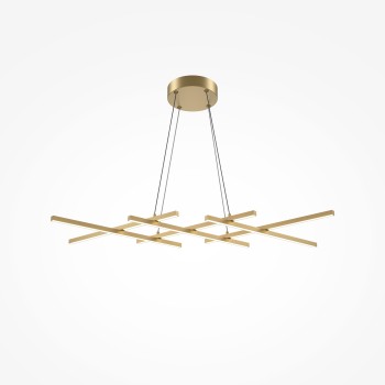 Lustră LED Halo alamă Maytoni, H307, 40W