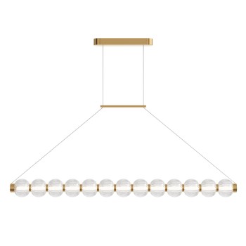 Lustră LED Amulet auriu Maytoni, H312, 22W