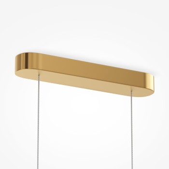 Lustră LED Amulet auriu Maytoni, H312, 22W