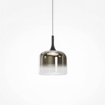 Pendul LED Spirito negru Maytoni, D26, 12W