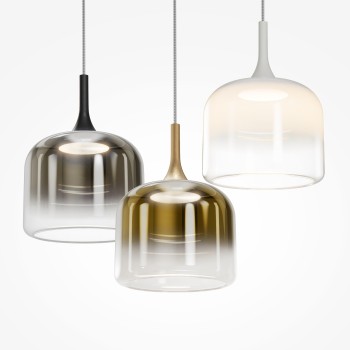 Pendul LED Spirito negru Maytoni, D26, 12W