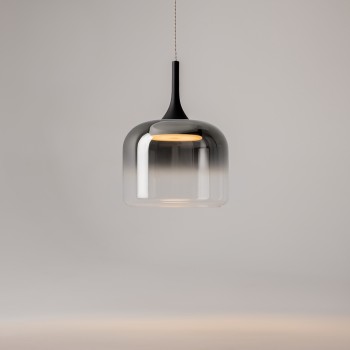 Pendul LED Spirito negru Maytoni, D26, 12W