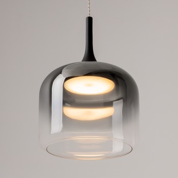 Pendul LED Spirito negru Maytoni, D26, 12W