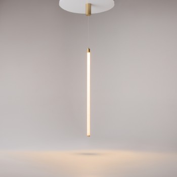 Pendul LED Ray auriu Maytoni, D3, 20W