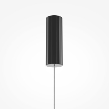Pendul LED Double Moon negru Maytoni, D12, 8W