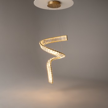 Lustră LED Krone alamă Maytoni, D45, 48W