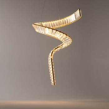 Lustră LED Krone alamă Maytoni, D45, 48W