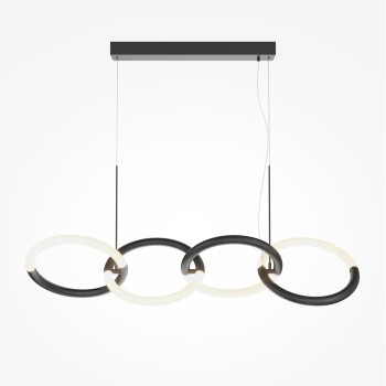 Lustră LED Node negru Maytoni, H120, 40W